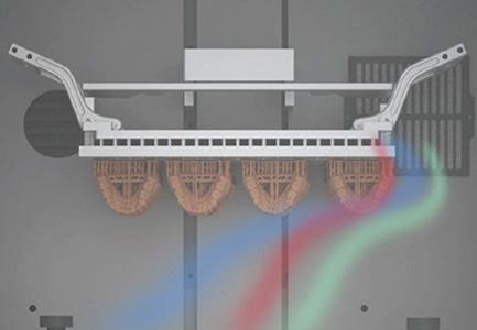 Resin odor filter system