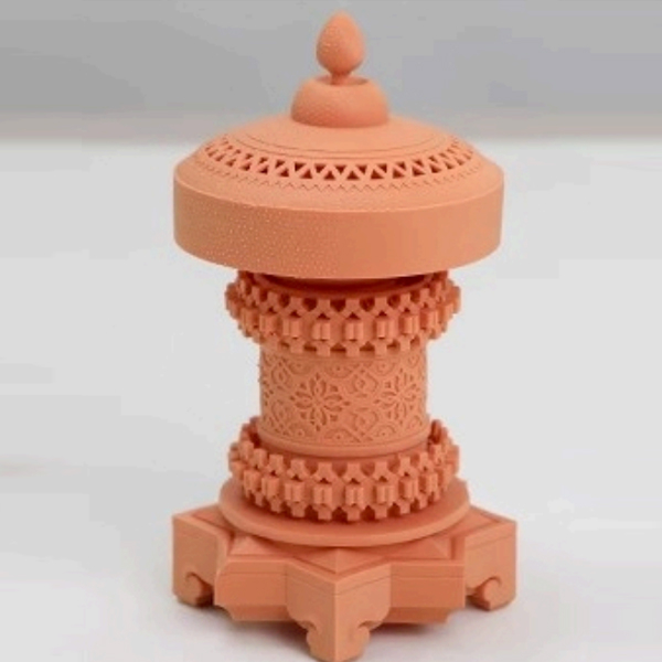 Model Display of Red Wax Photosensitive Resin 