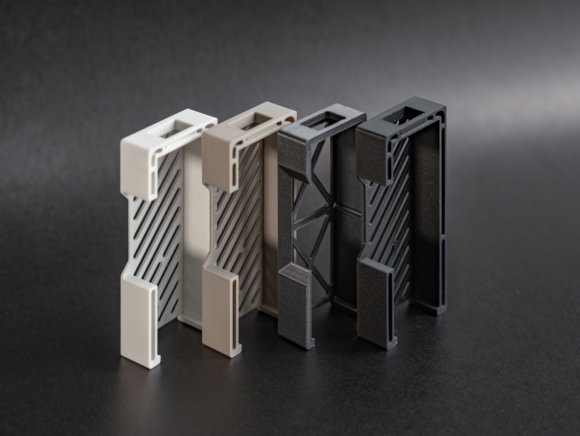 Industrial models printed by FDM