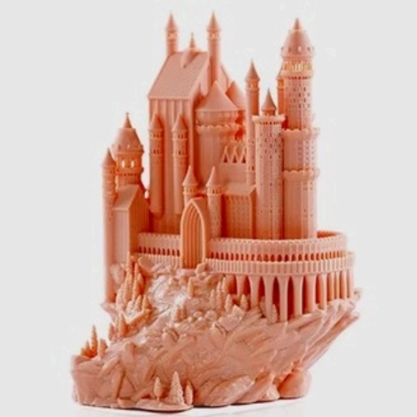 Model Display of Red Wax Photosensitive Resin 