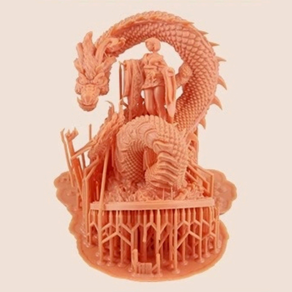 Model Display of Red Wax Photosensitive Resin 