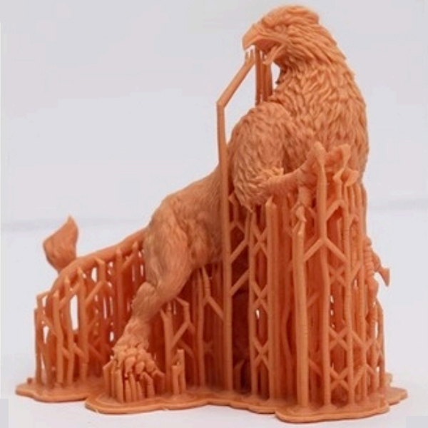 Model Display of Red Wax Photosensitive Resin 